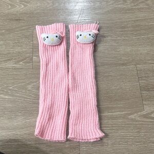 Pink Hello Kitty leg Warmers